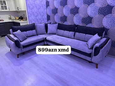 mebel original: Künc divan, Qonaq otağı üçün, Bazalı, Açılan — 1