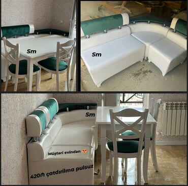 Sifarişlə masa və oturacaq dəstləri: *Sifarişlə hazırlanır* ✔️Kuxna üçün stol stul dəsti✨✨. 2 stul 1 -da lalafo.az — 15 Sifarişlə masa və oturacaq dəstləri: *Sifarişlə hazırlanır* ✔️Kuxna üçün stol stul dəsti✨✨. 2 stul 1 — 15