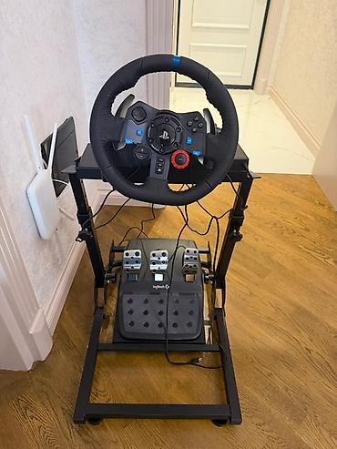 ps sükan: Logitech G29 Driving Force sükan və pedal seti + tənzimlənən stend - — 1