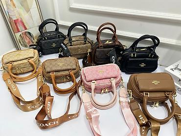 Çantalar: COACH çiyin/əl çantası – kompakt, çoxfunksiyalı model - Material — 2