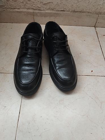 bağlı ayaqqabılar: Məhsul: Kişi klassik ayaqqabısı - Rəng: Qara - Model: Bağlı (şnurla) — 1
