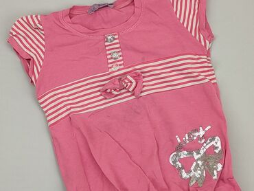 letnie sukienki długie w kwiaty: T-shirt, 3-4 years, 98-104 cm, condition - Good