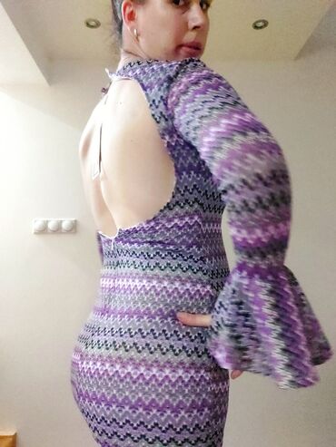 new yorker spavacice: Zara S (EU 36), color - Purple, Evening, Long sleeves