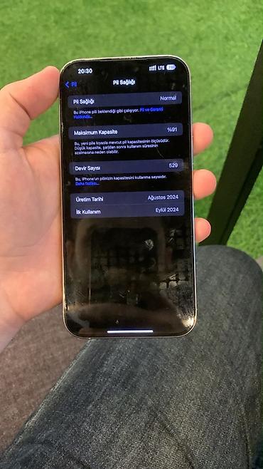 adaptırlar: IPhone 16 Pro Max, Natural Titanium, Face ID — 3