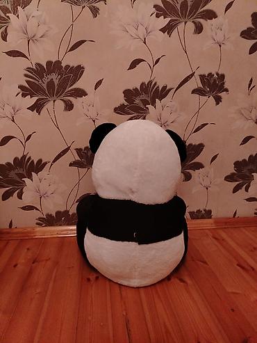 toxunma oyuncaqlar: Böyük ölçülü plyuş panda oyuncağı - Rəng: klassik qara‑ağ - Material — 2