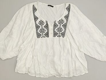 bluzka z szerokimi rękawami h: Women's blouse, Medicine, size M (EU 38)