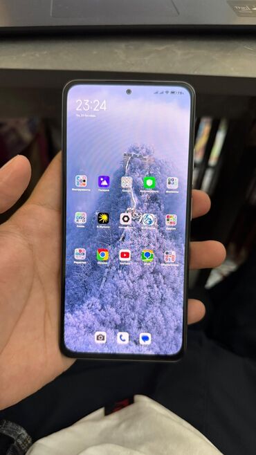 асус рог фон 1: Poco F3, Колдонулган, 256 ГБ, түсү - Ак, 2 SIM