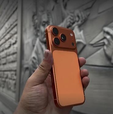 ipod 2: IPhone 17 Pro, Б/у, 256 ГБ, Оранжевый, Коробка, 93 % — 2