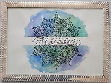 ramka sifarisi: Əl işi qrafika və illüstrasiya rəsmləri (mandala və naxışlı — 3