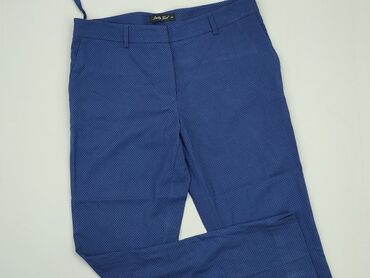 bluzki z łączonych materiałów: Material trousers, L (EU 40), condition - Very good