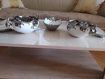 Nahar dəstləri və servizlər: Nahar dəsti, rəng - Ağ, Farfor — 20