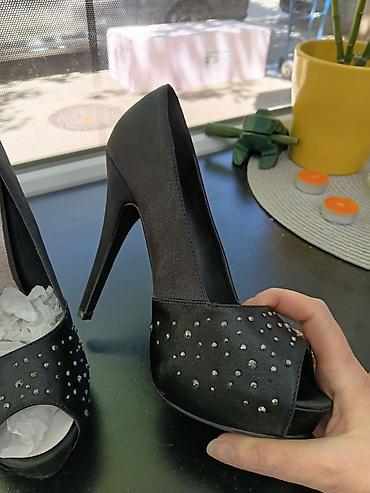 shoes: Elegantne ženske salonke Massin na visoku štiklu, otvorenih prstiju — 6
