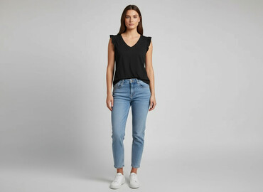plisowane spódnice z czym nosić: Women's blouse, size S