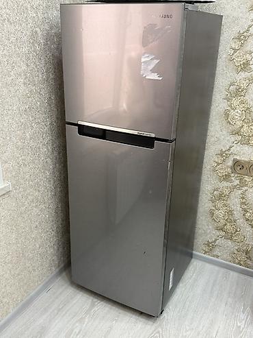 comp: Samsung iki qapılı soyuducu, üstdə dondurucu, inox rəng — 1