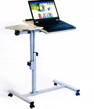 Kancelarijski stolovi: Podesivi sto za laptop (na točkićima) – Weinberger - Visina — 13