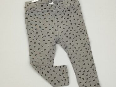 legginsy czarne elastyczne: Legginsy, H&M, 12-18 m, stan - Dobry