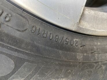 бу шины 16: Шины 205 / 60 / R 16, Зима, Б/у, Комплект, Michelin