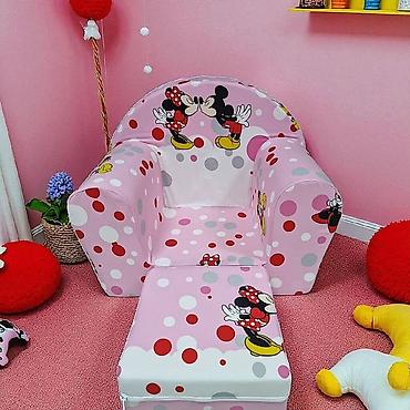 Foteljice: 🌈BAMBI foteljica 🪑Dimenzije:55×45 cm ✨ Sedeći deo: 30×30 cm 🛏️ — 13