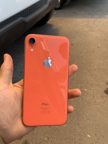 акб кыргызстан: IPhone Xr, Б/у, 128 ГБ, Зарядное устройство, Чехол, 85 %