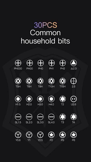Охотничьи ножи: Набор отверток 32 в 1 Параметры: Название: 32 in 1 набор отверток at lalafo.kg — 6 Охотничьи ножи: Набор отверток 32 в 1 Параметры: Название: 32 in 1 набор отверток — 6