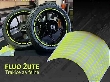 185 65 15: Nalepnice-Fluo žute trakice za felne-Stikeri za motore -2395 📌 Opis — 2