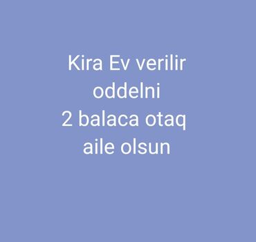 Посуточная аренда квартир: Binəqədi qəsəbəsi mərkəzə, dayanacağa yaxın 2 otaqlı oddelni ev( 3