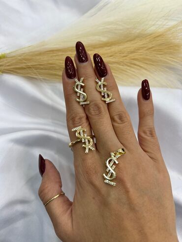 Bijuteriya dəstləri: Qızılı rəngdə zərgərlik dəstləri - Dörd yarpaq yonca dizaynlı dəst — 11