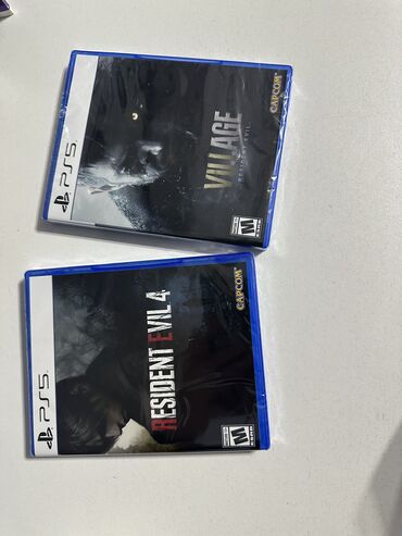 playstation disk: Resident evil 4 remake ve resident evil village. Tezedir. Açilmayib