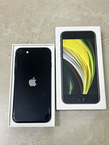 050 210 nomreler 2020: IPhone SE 2020, 64 GB, Qara, Barmaq izi, Simsiz şarj