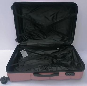 Putni koferi i torbe: Tvrdi kofer na točkiće – ružičasto-zlatni (rose gold) - Materijal — 2