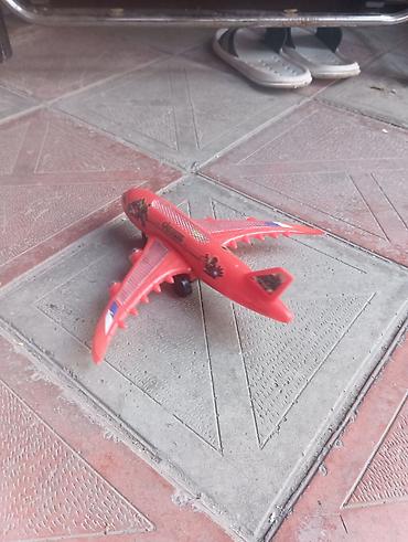 Игрушечный транспорт: Uşaq oyuncağı – işıqlı səsli təyyarə - Rəng: qırmızı - Korpusu — 1