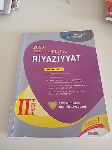 velosiped 20 luk: Riyaziyyat 11-ci sinif, 2023 il — 1