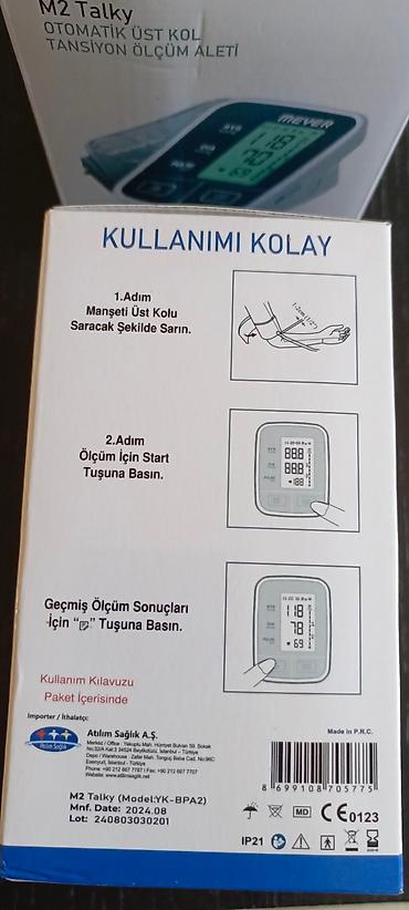 tonometr: Yeni nəsil,qoldan(çiyindən) ölçənMEYER təzyiq aparatı, M2 modeli.Alman — 9