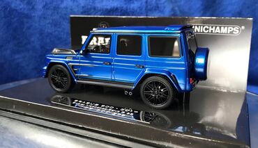 Avtomobil modelləri: Коллекционная модель Brabus 900 based on Mercedes-Benz G65 dark blue — 16