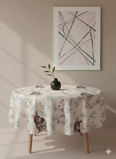 Kuhinjski tekstil: Okrugli stolnjaci
140cm 1400 din 
180cm 1600 din 
🌞 — 4