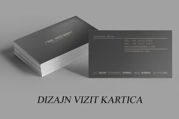 Reklamiranje, štampanje: Reklamiranje, štampanje | Business cards | Design