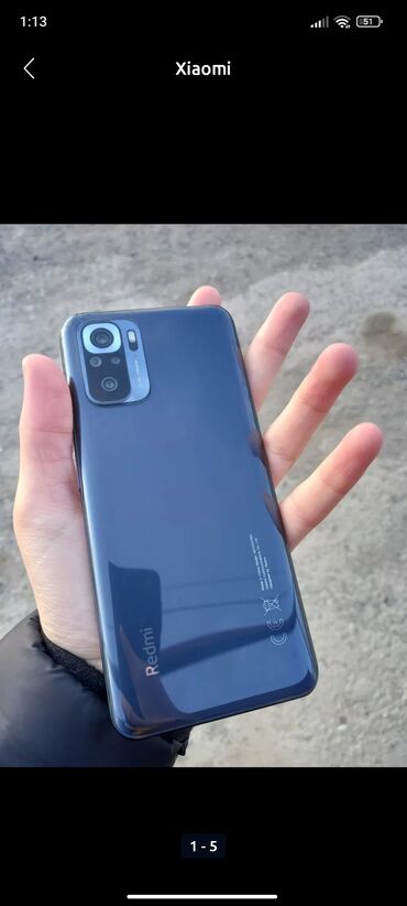 xiaomi redmi 5а: Xiaomi Redmi Note 10S, 128 ГБ, цвет - Черный, 
 Отпечаток пальца