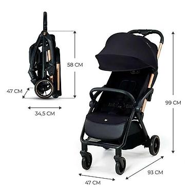 dres partizana za decu: KINDERKRAFT KOLICA APINO RAVEN BLACK – KSAPIN00BLK Kinderkraft Apino — 1