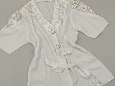 białe bluzki krótki rękaw eleganckie: Bluzka Damska, L, stan - Dobry