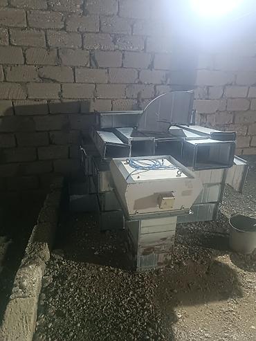 ventilatör: Havalandırma sistemi – galvaniz hava kanalları və radial havalandırma — 2
