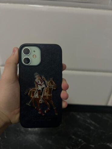 Apple iPhone: IPhone 12 mini, Б/у, 128 ГБ, Зеленый, Чехол, 82 % — 1