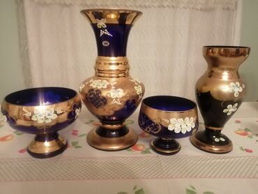 dekor satışı: Набор ваз, Богемское стекло