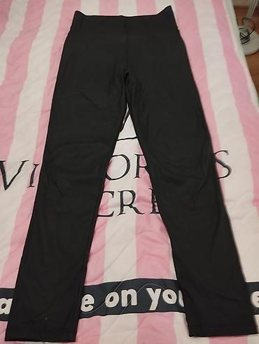 qara şalvar: Qara idman taytı/leggins - Rəng: Düz qara - Model: Yüksək belli, dar — 1