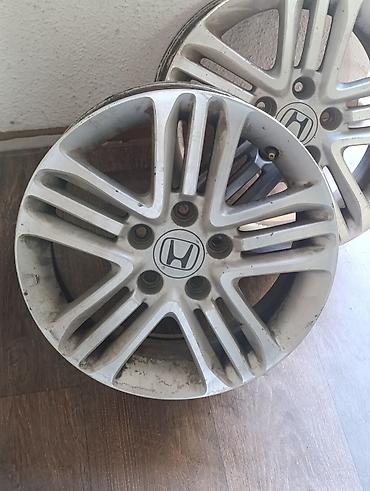 Литые Диски R 16 Honda, Пара, отверстий - 5, Б/у