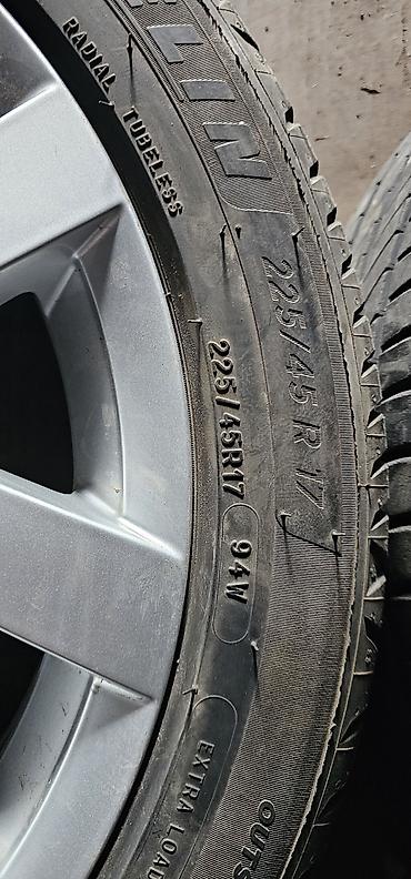 Диски: Литые Диски R 17 Volkswagen, Комплект, отверстий - 5, Б/у — 4