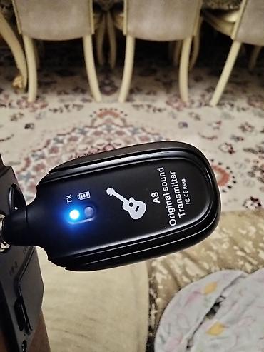 bas gitar: A8 Original Sound Transmitter – simsiz gitara ötürücüsü - 6.35 mm — 3