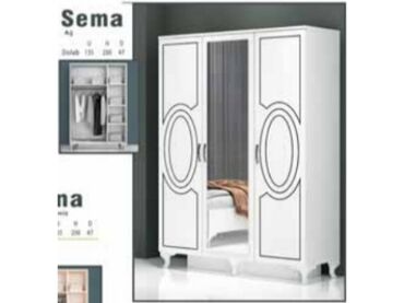 тканевый шкаф для одежды: Шкаф-вешалка, Новый, 3 двери, Распашной, Прямой шкаф, Турция
