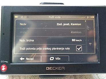 postolje za racunar: Becker -nove mape auto, kamion-kompletna gps becker 4,3 inča sa — 4