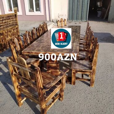 bağ stollari: Новый, Нераскладной, Со стульями, Кожа, Азербайджан