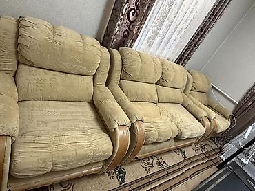 Прямые диваны: Прямой диван, Б/у — 4